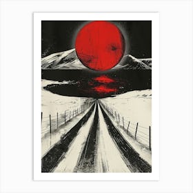 Red Road 1 Art Print