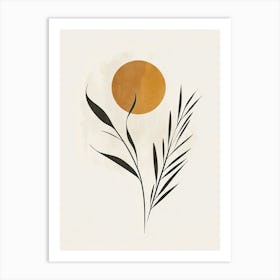 Sun And Leaves 15 Art Print