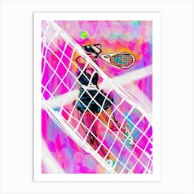 Tennis Player Art Print