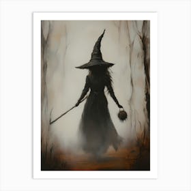 Witch In The Woods 2 Art Print