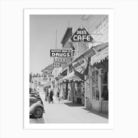 Untitled Photo, Possibly Related To Street Scene, Cascade, Idaho Art Print