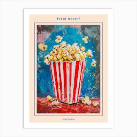Kitsch Popcorn Brushstrokes 1 Poster Art Print