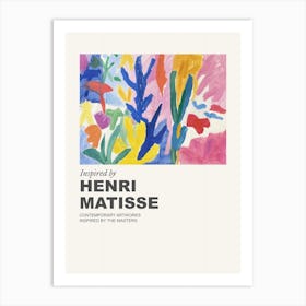 Museum Poster Inspired By Henri Matisse 7 Art Print