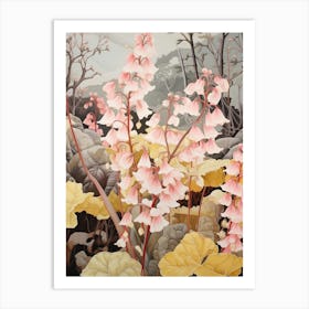 Coral Bells 4 Flower Painting Art Print