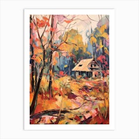 Autumn Gardens Painting Longhouse Reserve Usa 1 Art Print