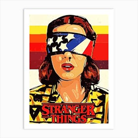 Stranger Things Poster movie 2 Art Print