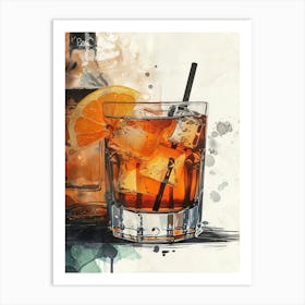 Aperol Spritz Orange 80 Art Print