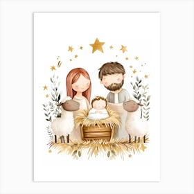 Christmas Nativity Art Print