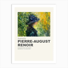 Museum Poster Inspired By Pierre August Renoir 1 Art Print