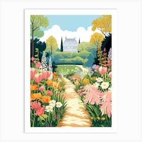 Royal Botanic Garden Edinburgh United Kingdom Illustration 5 Art Print