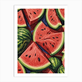 Watermelon no2 Art Print