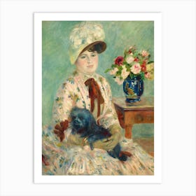 Mlle Charlotte Berthier (1883), Pierre Auguste Renoir Art Print