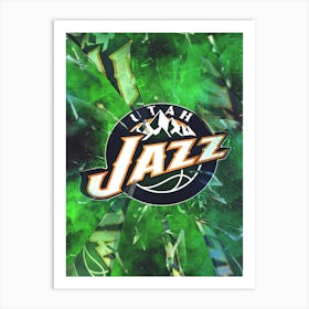 Utah Jazz 2 Art Print