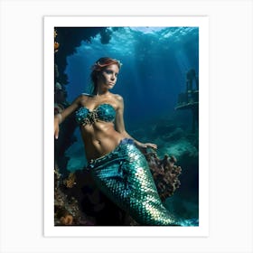 Mermaid-Reimagined 64 Art Print