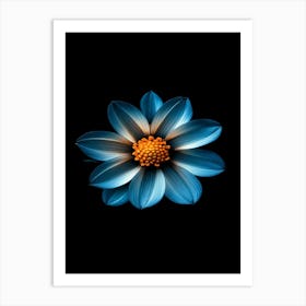 Blue Flower 11 Art Print