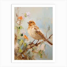 Bird Painting Finch 4 Art Print