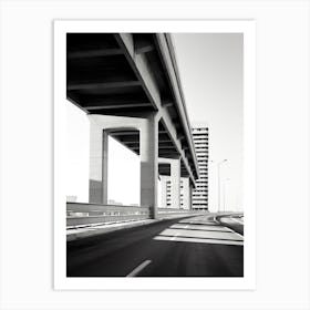 Marseille, France, Photography In Black And White 3 Art Print