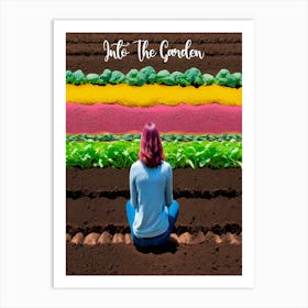 Into The Garden, I Go And Sit Art Print