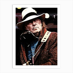 Neil Young 2 Art Print