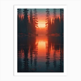 Sunset Ii Canvas Print Art Print
