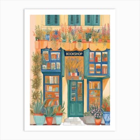 Bookshop facade Art Print