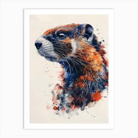 Prairie Dog Canvas Print Art Print