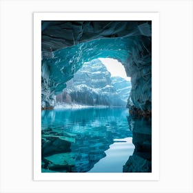 Ice Cave Art Print