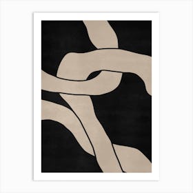 Ropes Modern Abstract Art Print