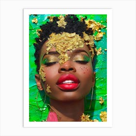 Afro-American Beauty Art Print