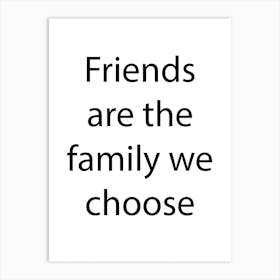 Friendship Quote 1 Art Print