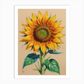 Sunflower 8 Art Print