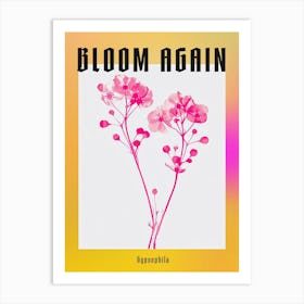 Hot Pink Gypsophila Poster Art Print