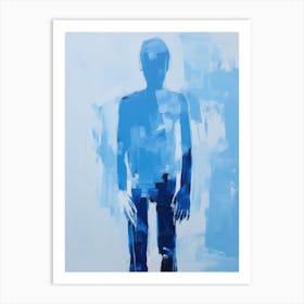 'Blue Man' 2 Art Print