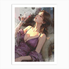 Beauty Wine Art Print