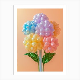 Dreamy Inflatable Flowers Hydrangea 2 Art Print