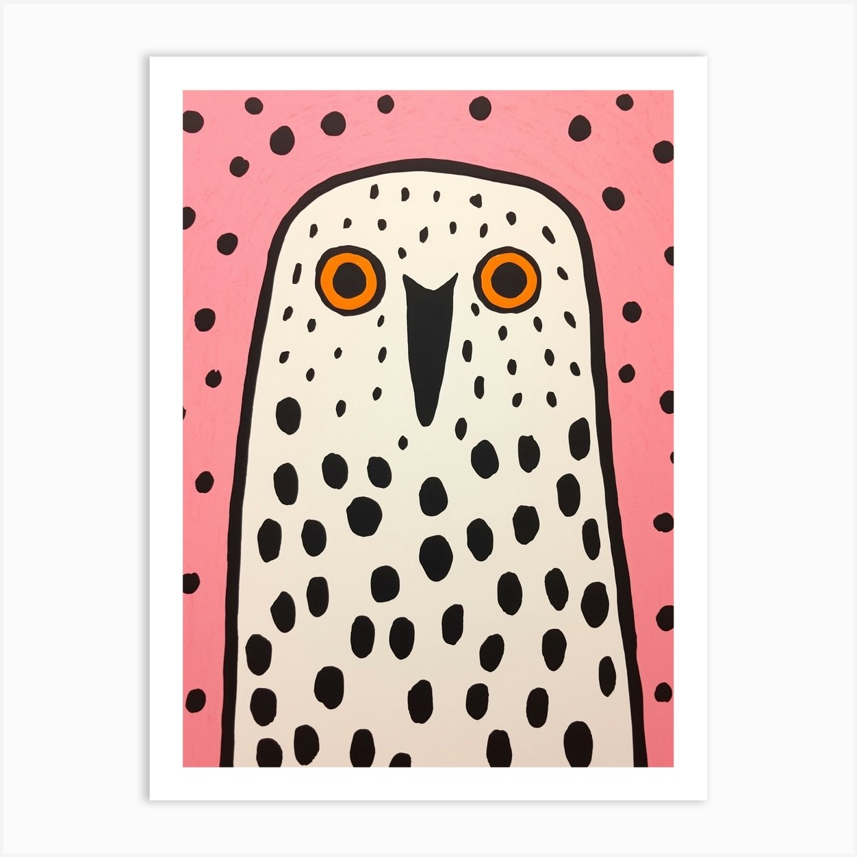 Ink: Polka in Snowy Owl Ink: Polka in Snowy Owl