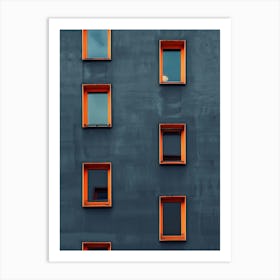 Building With Windows Art Print