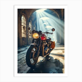 Triumph Bonneville 7 Art Print