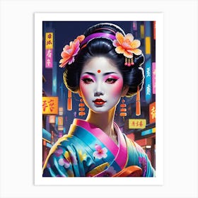 Geisha 184 Art Print