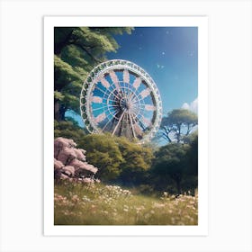 Ferris Wheel 12 Art Print