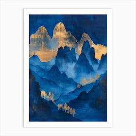 Chinese Mountains 2 Art Print