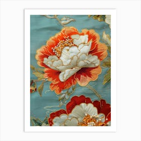 Chinese Floral Painting 1 Art Print