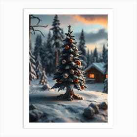 Christmas Tree 4 Art Print