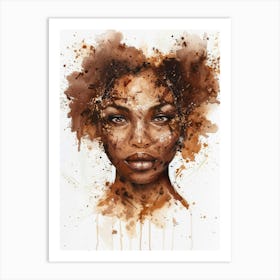 Afro-American Woman 59 Art Print