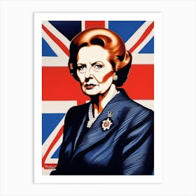 Margaret Thatcher Art Print