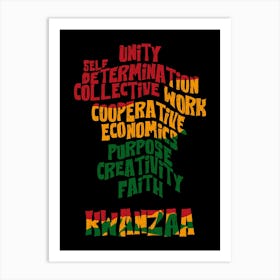 Kwanzaa Quotes 4 Art Print