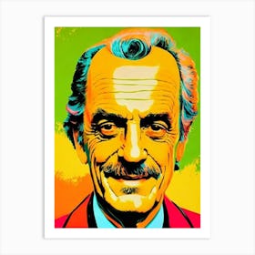 Christopher Lloyd Colourful Pop Movies Art Movies Art Print