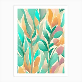 Botanic Pattern Art Print