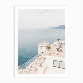 Relax At The Amalfi Coast In Italy Art Print