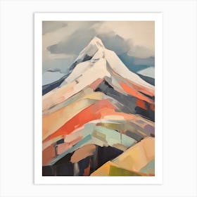 Mount Russell Usa 1 Mountain Painting Art Print